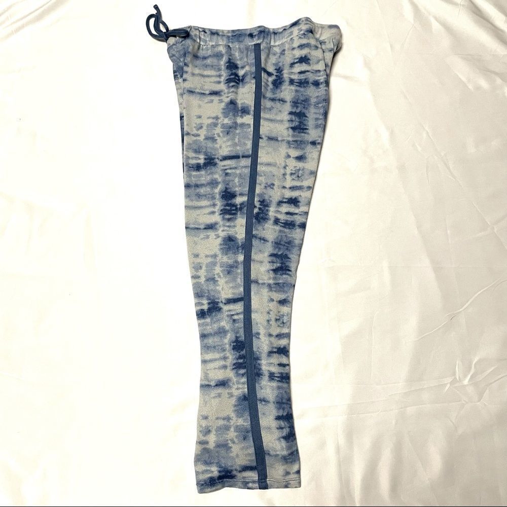 Lucky Brand Blue Tie Dyed Soft Lounge Pants - Picture 9 of 12